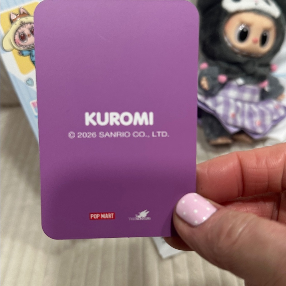 KUROMI-Pop Mart x Hello Kitty The Monsters Plush. New.Box opened to verify. - Picture 6 of 10
